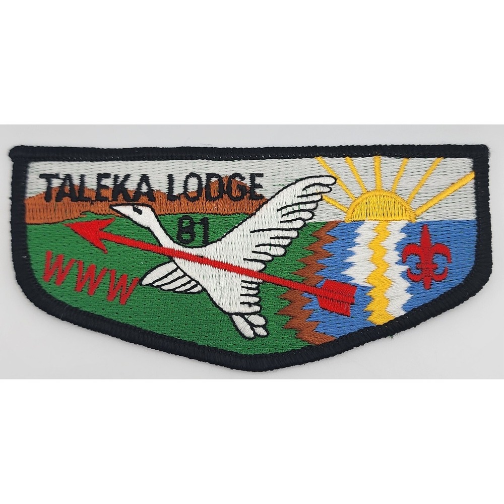 Boy Scout OA Flap Taleka Lodge 81 BADGE /‎ PATCH BSOA